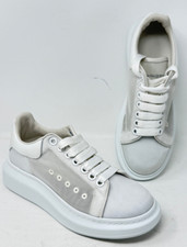 Sneakers Alexander McQueen Larry Doppia Maglia Nylon Trainer Bianco 39 662650 Uomo