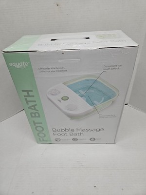 Equate (FB-62) Toe Touch Control Bubble Massage Foot Soak & Bath Device New!