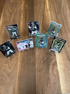 Kyle McCord 7-Card Rookie Lot 2025 Eagles Auto Patch Multiple Numbered Cards