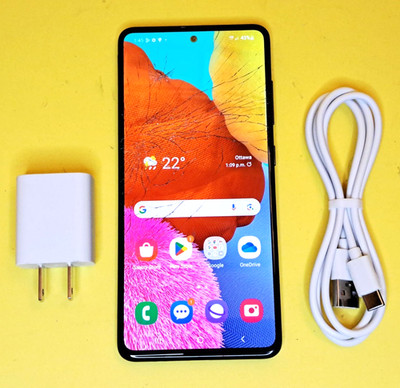  VIEW PHOTOS WORKING SAMSUNG GALAXY A51 SMA515W UNLOCKED 64GB ANDROID CELL PHONE