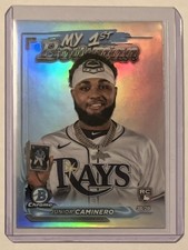 2024 Bowman Chrome My 1st Bowman Rookie Junior Caminero #M1B-11 Tampa Bay Rays