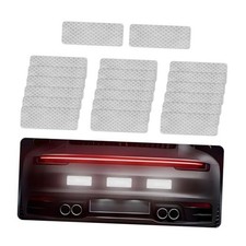 20 PCS Car Reflective Stickers, Intense Reflective Waterproof Adhesive Silver