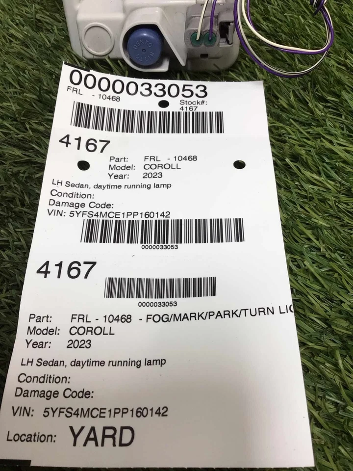 ✅ Luz antiniebla Toyota Corolla 2023 pasajero derecho sedán Pn:278‐8A051 OEM Foto 4 de 4