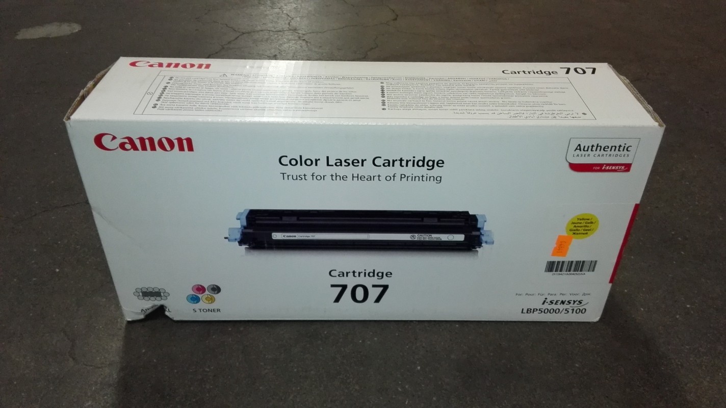 Canon CRG-707Y Tonerkartusche 9421A004 Gelb 2.000 Seiten für Canon LBP-5000
