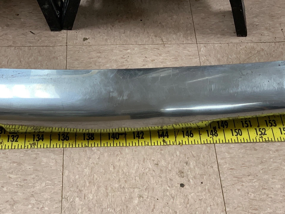 Para-choque dianteiro superior cromado fabricante de equipamento original 1954 Buick Roadmaster Special Century Skylark - Imagem 2 de 4