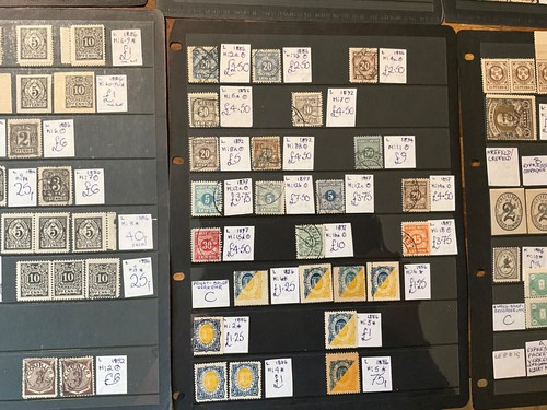 German stamp Local post mint & used 418 stamps lot 2 15 cards -23 - Picture 13 of 16