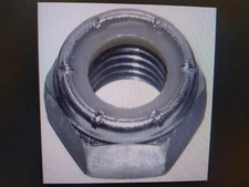 5/16-18 ZINC PLATED STEEL NYLON INSERT HEX LOCKNUTS    50PCS