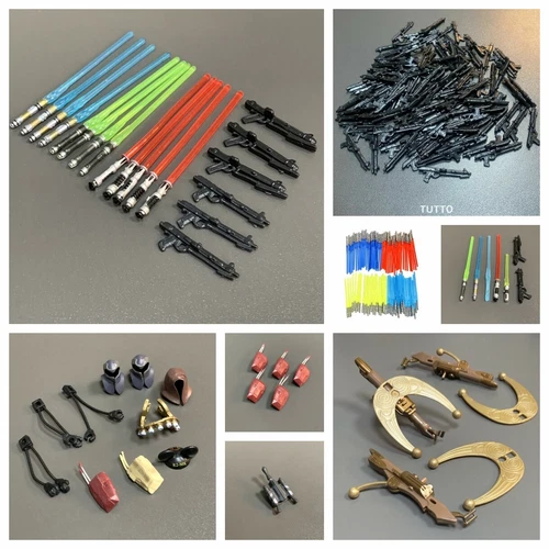 3.75'' Star Clone Wars Lightsaber Blaster Gun Weapons Jetpack Accessory