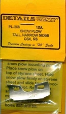 Details West 256 x HO Snow Plow CSX & NS