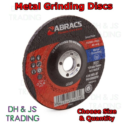Metal Grinding Discs - Angle Grinder 