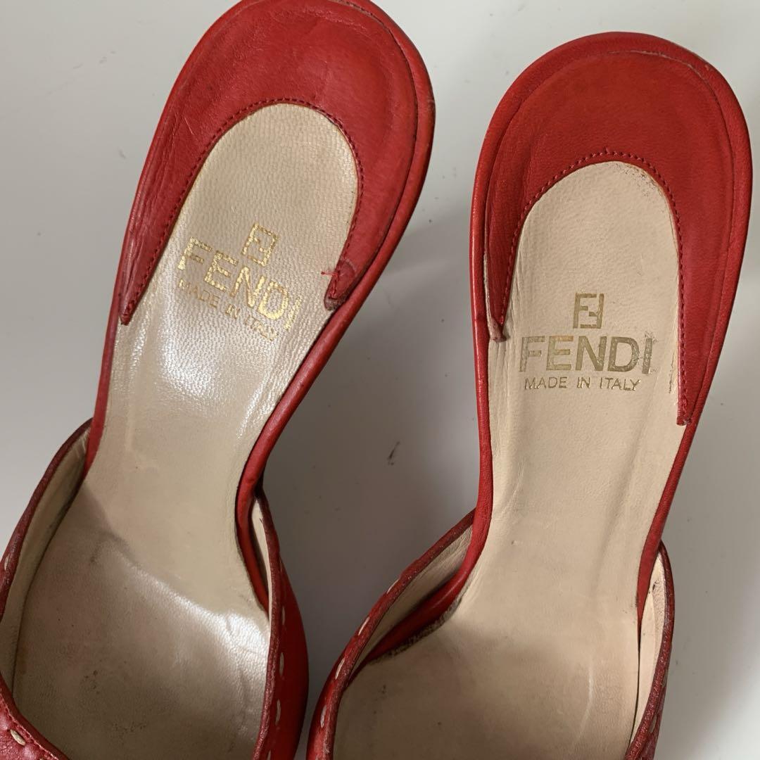 FENDI Pumps Heel EU36/US6 Red Leather | eBay FENDI Pumps Heel EU36/US6 Red Leather | eBay