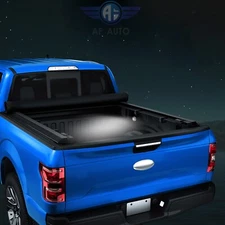 5.5 ft Bed Soft Roll up Tonneau Cover for 2022-2024 Toyota Tundra Truck w/ Lamp