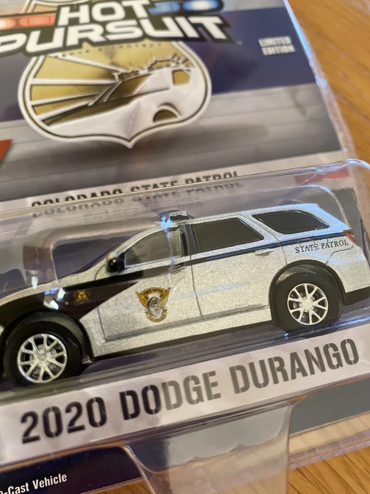 Greenlight Hot Pursuit Colorado State Patrol 2020 Dodge Durango 1/64 Limited Ed. - Image 3 of 4
