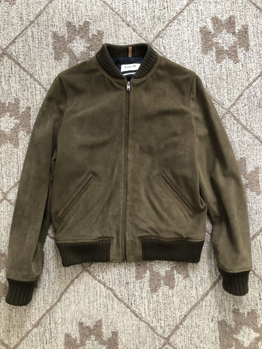 APC Louis W Ferris Suede Bomber Jacket 40 XS