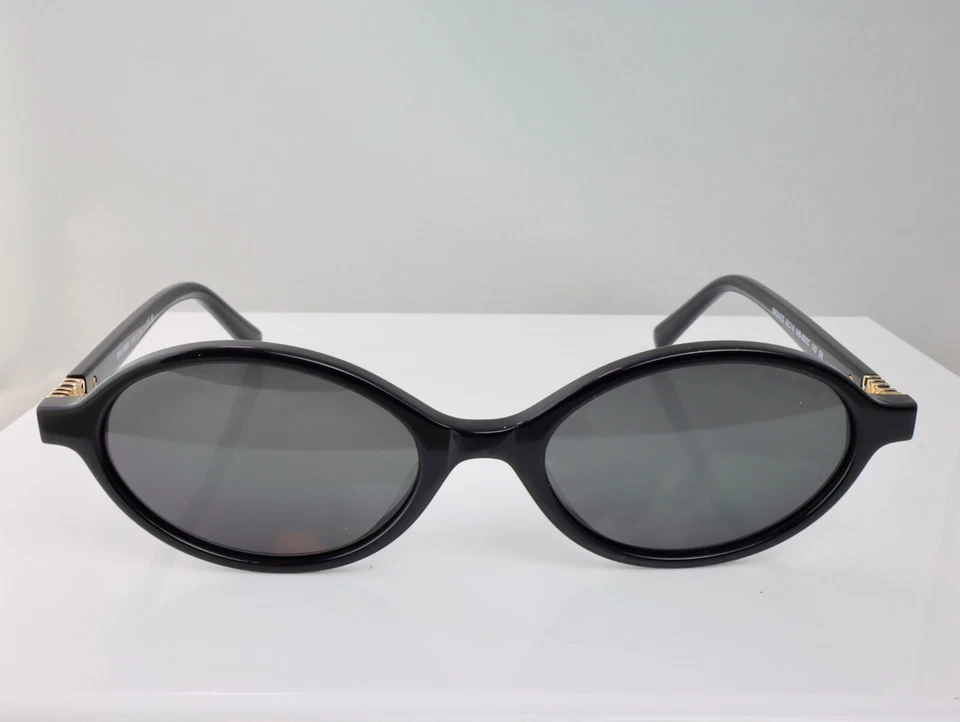 Miu Miu SMU04ZS 50mm Regard Oval Sunglasses in Black with Gray Lenses - Image 3 of 4