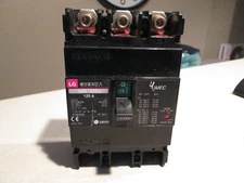 LG Himec Circuit Breaker, ABS 203a_ABS203a 125 Amp., AC 600V, 3 Pole (NEW)