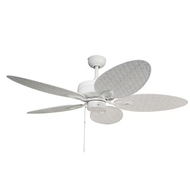 Harbor Breeze, 52" Indoor/Outdoor Ceiling Fan w White Wicker Blades | "Tilghman" - Image 2 of 4