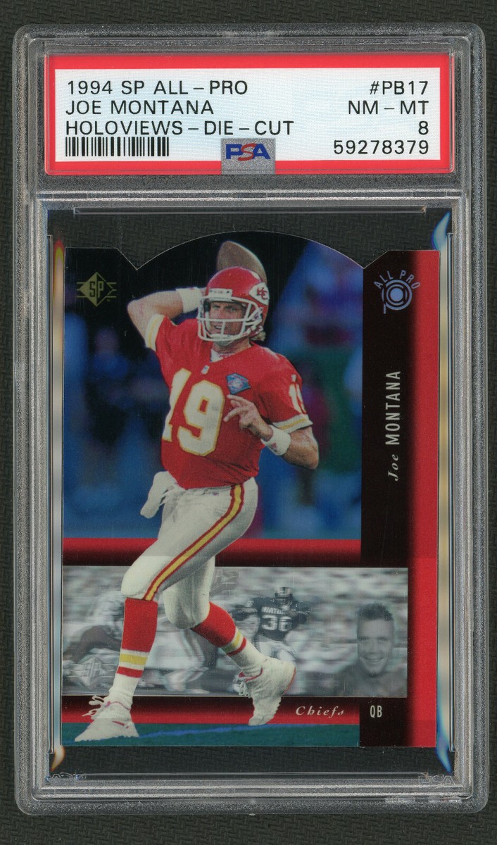 1994 SP - Future ALL-PRO Joe Montana #PB17 Die-Cut for sale online