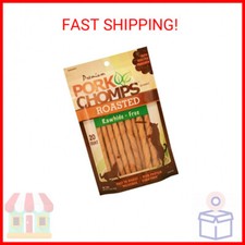 Pork Chomps Roasted Pork Skin Dog Chews, 5-inch Mini Twists, 20 Count