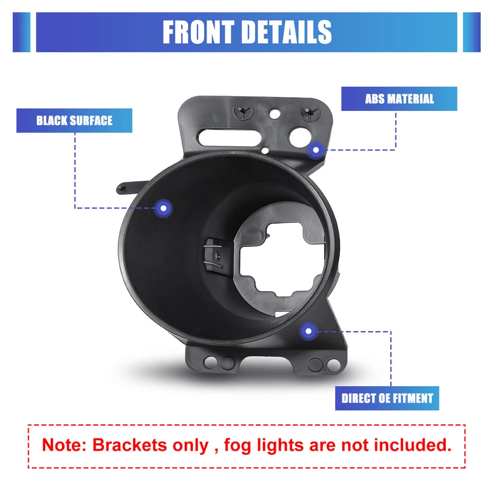 Juego de cubierta de bisel de luz antiniebla para Ford F-150 2005-2008 Lincoln Mark LT L+R Foto 2 de 4