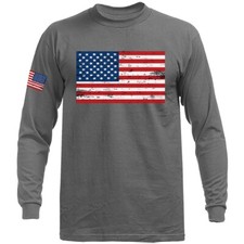 USA Original US Flag American Pride Patriot Patriotic Long Sleeve