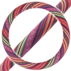 BOHO Hippy Style Woven Pattern Steering Wheel Cover Universal Fit Hippie Tie Dye