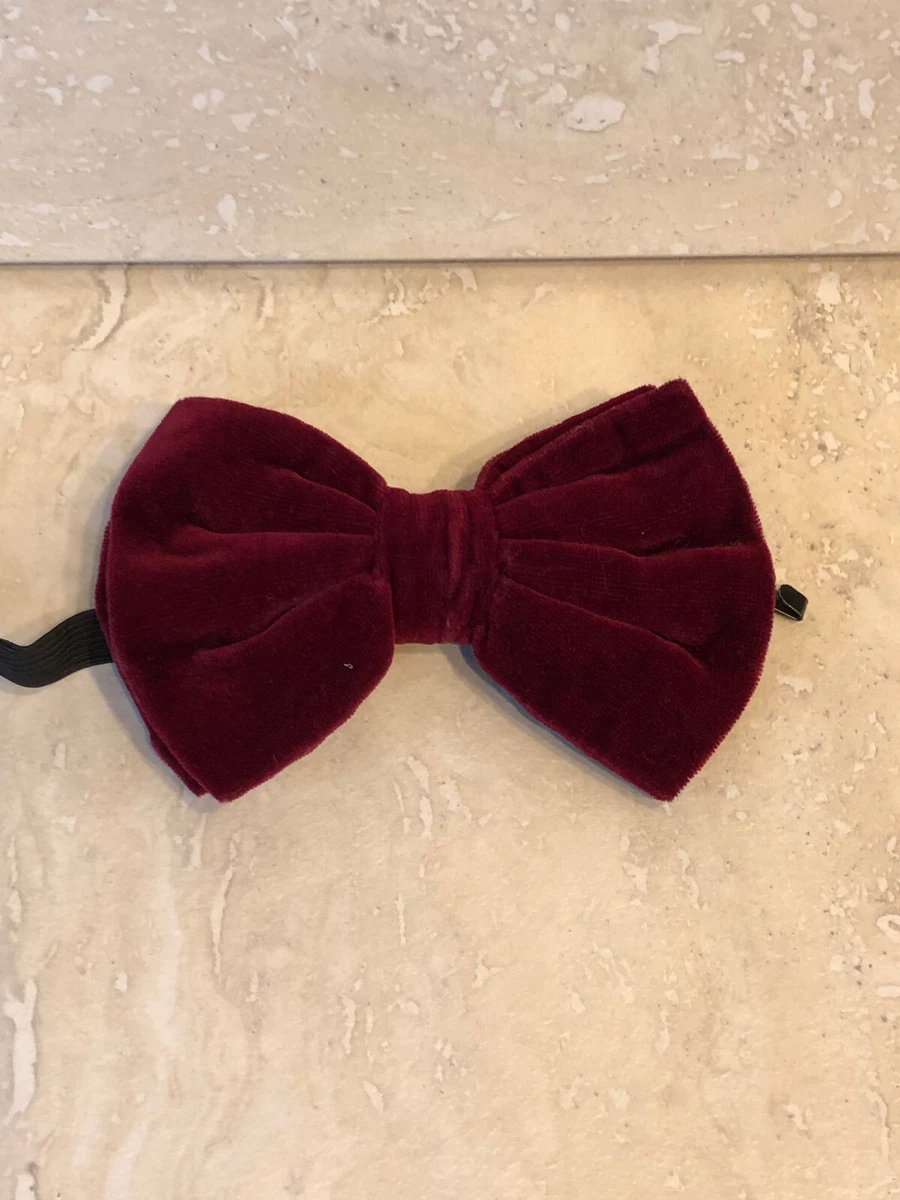 Tuxedo with deals burgundy bow tie