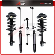 For 2006-2008 Honda Pilot Front & Rear Struts Assembly Shock Sway Bar Link Kit