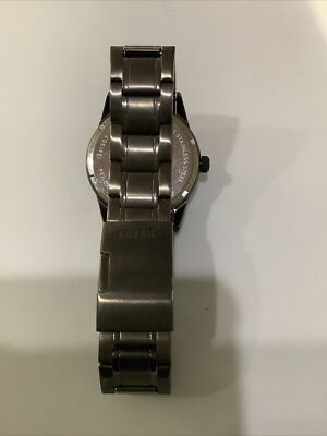 Fossil BQ1134 Classic Black Stainless Steel Mens Watch.Blue  display picture 1