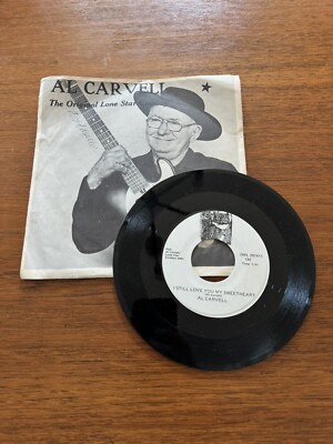 Al Carvell Original Like Star Cowboy Hula Hula Girl Sweetheart 45 7  Private VG+