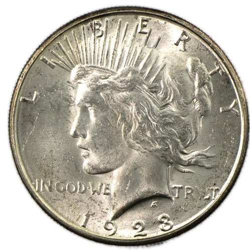 1923-S San Francisco Peace Silver Dollar $1 Brilliant Uncirculated BU+