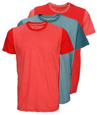 Authentic Big Star Mens Plain T-Shirt with Two Toned Collar and Sleeves