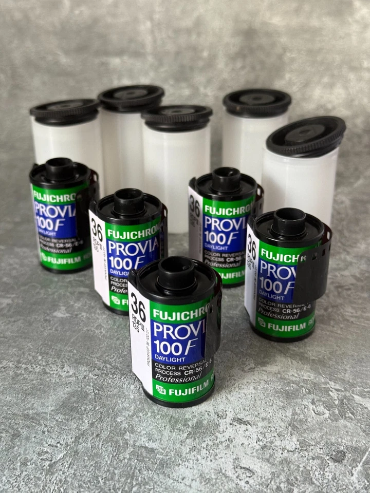 Fujifilm Provia 100F 135/36 Colour Reversal Film X5 Rolls Vintage Expiry 2005-12 - Image 3 of 4