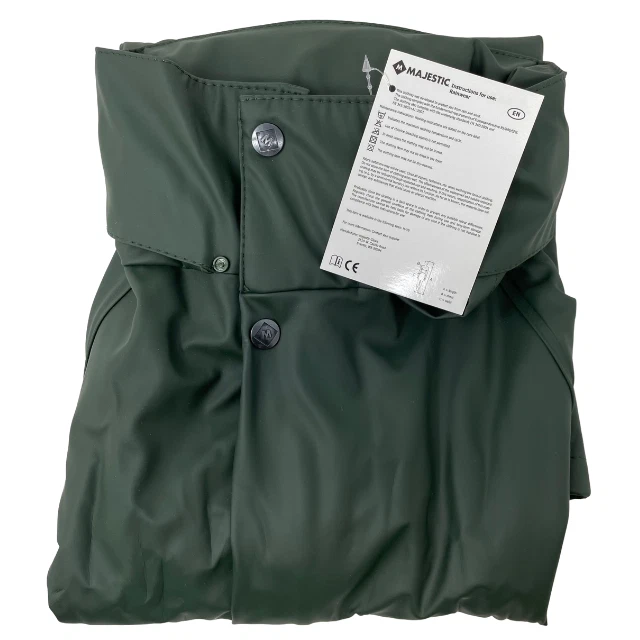 Majestic 74820GA/M Waterproof Flexothane Jacket with Hood, Size