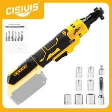 Cisivis Brushless Electric Ratchet Wrench 3/8" For Dewalt 20V Battery