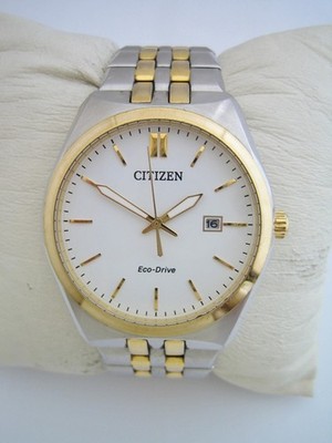 CITIZEN ECO DRIVE CORSO UHR HERREN BM7334-58B GOLD EDELSTAHL ORIGINAL