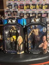 AEW Jazwares Unmatched Stu Grayson & Chris “Corazon De Leon” Jericho Lot Of 2 