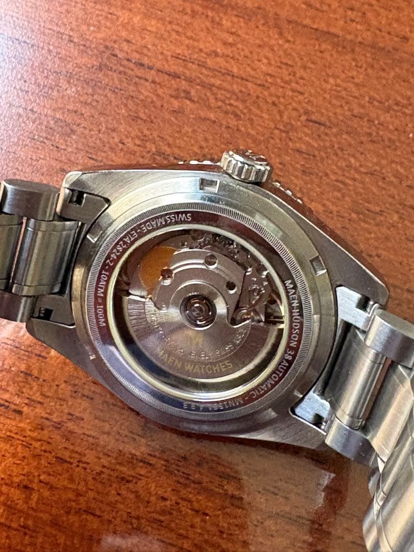 MAEN Watches Automatic Watch ETA2824-2 MK4 Compact heritage diver Men's silver image 4