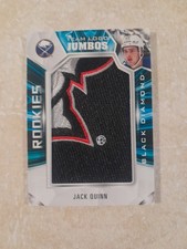 2022-23 UD Black Diamond Rookie Team Logo Jumbos Jack Quinn #RTL-JQ Buffalo