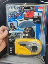 Vivitar ViviCam 8400 Underwater Camera 8.1MP Yellow New Factory Sealed