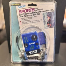 Vintage Sakar Sports walkman with Headphones 