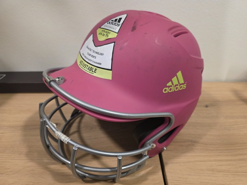 ADIDAS PINK DESTINY BTE00300-PNK 6-3/8 - 7-5/8 Batting Helmet w/ Cage Adjustment