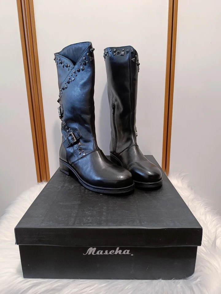 Stivali Neri in Nappa di Mascha  - Image 2 of 4