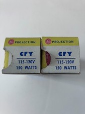 2 - GE Projection CFY Lamps 150W 115-120V - 2 replacement bulbs