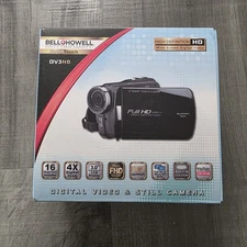 Bell & Howell DV3HD High Definition 3" Smart Touch Screen Camera Full HD 1080P