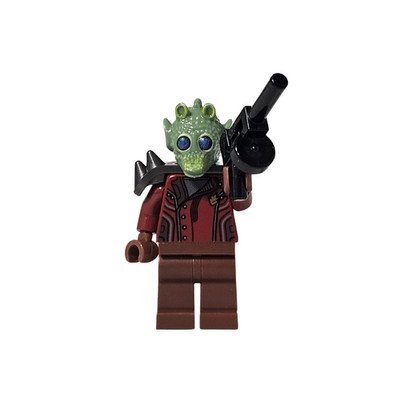LEGO MOC Figur Rax Vordo   Wüstenkommandant Alien-Söldner mit Blaster