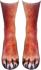 Stocking Stuffers for Men Kids Teens Boys Women Novelty Animal Paw Socks Christm