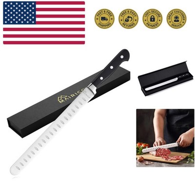 Brisket Slicing Knife - Ultra Sharp  11-inch Stainless Steel Carving Knife fo...