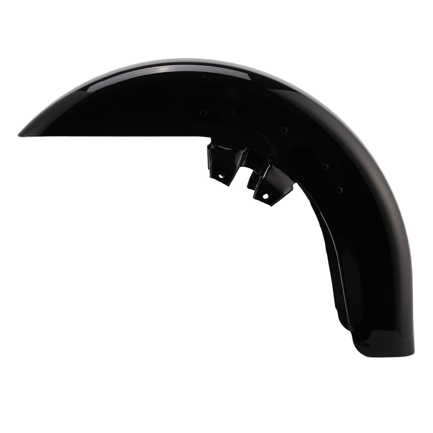 Vivid Black Front Fender Fit For Harley Touring Electra Glide Road King 1989-13