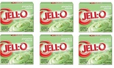 Jell-O Pistacchio Budino Istantaneo Dessert Mix Confezione da 6